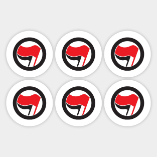 Antifa Logo x6 Pack Sticker